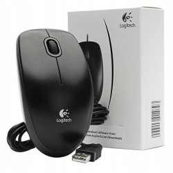 Outlet Mysz przewodowa Logitech B100 OEM optyczna USB 800 DPI 123 g Czarna