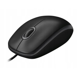 Outlet Mysz przewodowa Logitech B100 OEM optyczna USB 800 DPI 123 g Czarna
