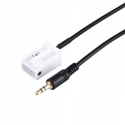 Outlet Sound-way Adapter AUX Jack 3.5mm do Citroen RD4 12 PIN 1m Czarny
