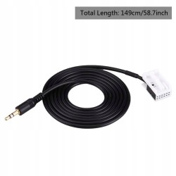 Outlet Sound-way Adapter AUX Jack 3.5mm do Citroen RD4 12 PIN 1m Czarny
