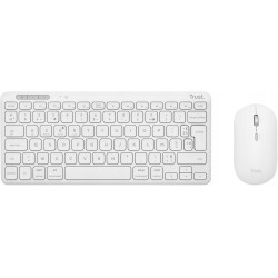Outlet Trust Lyra Pack Klawiatura i Mysz bezprzewodowa Bluetooth AZERTY FR