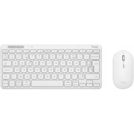 Outlet Trust Lyra Pack Klawiatura i Mysz bezprzewodowa Bluetooth AZERTY FR