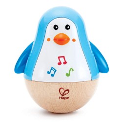 Outlet Zabawka Hape Penguin Musical Wobbler Kolorowy Roly-Poly dla dzieci