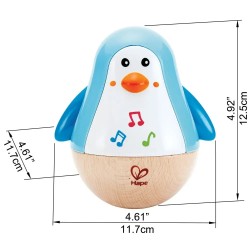 Outlet Zabawka Hape Penguin Musical Wobbler Kolorowy Roly-Poly dla dzieci