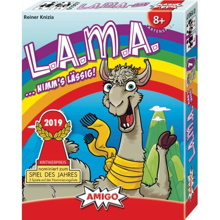 Outlet M6027 AMIGO LAMA GRA KARCIANA dla dzieci 8+ 2-8 graczy do 20 minut