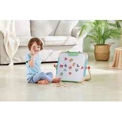Outlet Hape Magnetyczne Litery 70 Kolorowych Drewnianych Liter 3+