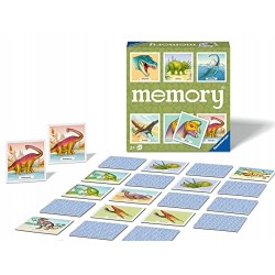 Outlet Gra pamięciowa Ravensburger Dinosaurs Large Memory 64 elementy 2-8