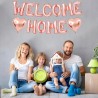 Outlet Balony foliowe Welcome Home 16" różowe złoto dekoracja