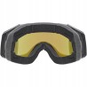 Gogle Narciarskie UVEX Gravity FM Antifog Mirror blue S2 Czarne matowe