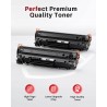 Toner zamiennik do HP LaserJet P1102 P1102w M1132 M1212nf czarny 2szt