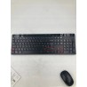 Outlet Zestaw Amazon Basics Bezprzewodowa Klawiatura AZERTY i Myszka Czarny