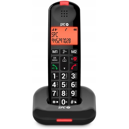 Outlet Telefon bezprzewodowy dla seniorów Kairo Comfort SPC 7612N Czarny