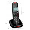 Outlet Telefon bezprzewodowy dla seniorów Kairo Comfort SPC 7612N Czarny