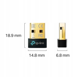 TP-Link UB500 Adapter USB Bluetooth 5.0 Nano do PC i Laptopa uniwersalny