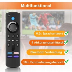 Outlet Pilot głosowy Bluetooth do Smart TV 2 3 Gen 4K Lite Cube Czarny
