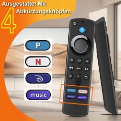 Outlet Pilot głosowy Bluetooth do Smart TV 2 3 Gen 4K Lite Cube Czarny