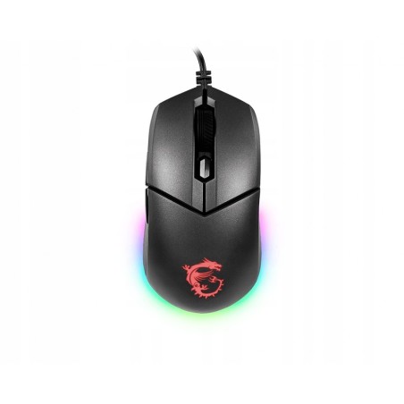 USZKODZONY Myszka przewodowa MSI Clutch GM11 sensor optyczny 5000 dpi
