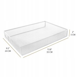 Outlet Organizer siatkowy EXERZ z 3 szufladami A4 na biurko biały