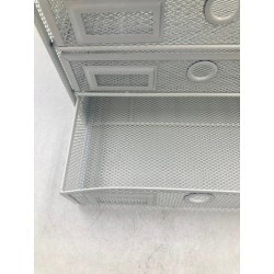 Outlet Organizer siatkowy EXERZ z 3 szufladami A4 na biurko biały