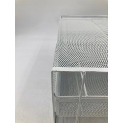 Outlet Organizer siatkowy EXERZ z 3 szufladami A4 na biurko biały