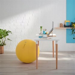 Outlet Piłka Do Aktywnego Siedzenia Leitz Ergo Cosy z Pompką 65cm Żółty
