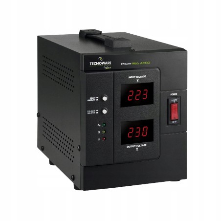 Outlet Tecnoware Jednofazowy Elektroniczny Stabilizator Napięcia 3000 VA