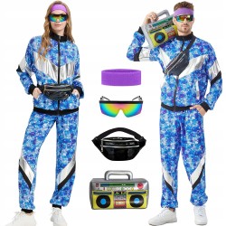 Outlet Kostium Dres Disco Retro Lata 80/90 dla Kobiet i Mężczyzn r. L
