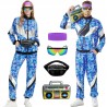 Outlet Kostium Dres Disco Retro Lata 80/90 dla Kobiet i Mężczyzn r. L