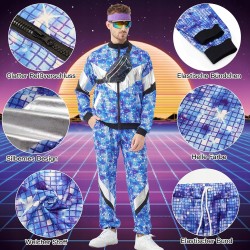 Outlet Kostium Dres Disco Retro Lata 80/90 dla Kobiet i Mężczyzn r. L