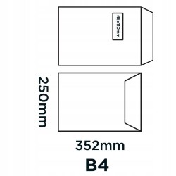 Outlet Koperty Blake Office B4 250szt 120g Peel Seal Ultra White 35,2x25 cm