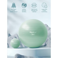 Outlet PhysKcal Zestaw 2 Piłek: gimnastyczna 75 cm i Pilates 23 cm miętowe