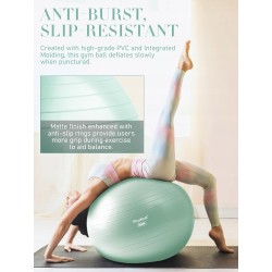 Outlet PhysKcal Zestaw 2 Piłek: gimnastyczna 75 cm i Pilates 23 cm miętowe