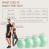 Outlet PhysKcal Zestaw 2 Piłek: gimnastyczna 75 cm i Pilates 23 cm miętowe