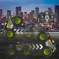 Outlet MONSTER TRUCK 1:16 STEROWANY SAMOCHÓD AMFIBIA AKROBACJE ZIELONY