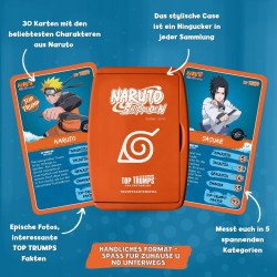 Outlet Top Trumps Naruto - Gra karciana dla 2+ graczy, wiek 6+