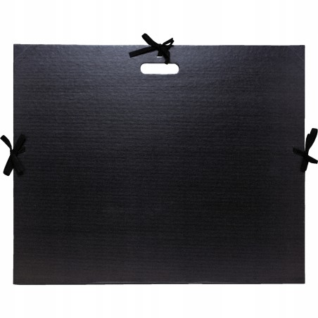 Outlet Teczka na rysunki zamykana na sznurki 59x72cm A3 Exacompta Czarny