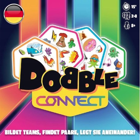 Outlet Gra karciana Zygomatic Dobble Connect dla 2-8 graczy 8+ lat DE