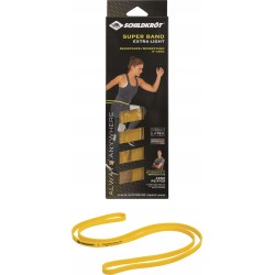 Gumy do ćwiczeń Schildkröt Super Band Extra Light 6-12 kg 15mm żółte