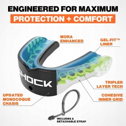 Outlet Żelowy Ochraniacz na zęby Shock Doctor Gel Max Power 6901A Czarny