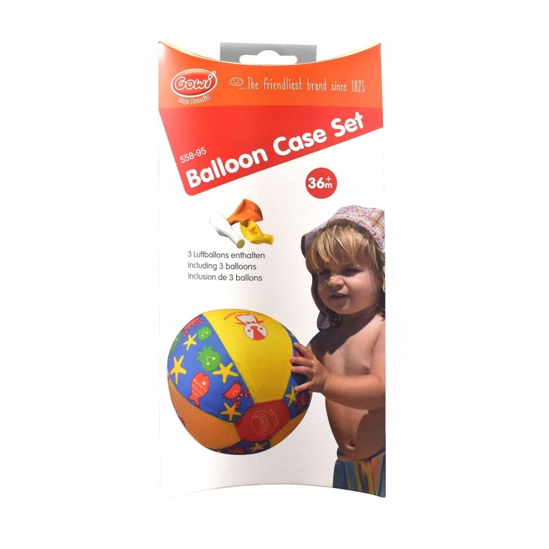 Outlet GOWI 558-95 zestaw do zabawy z balonem i piłką 2 balony 3 lata +