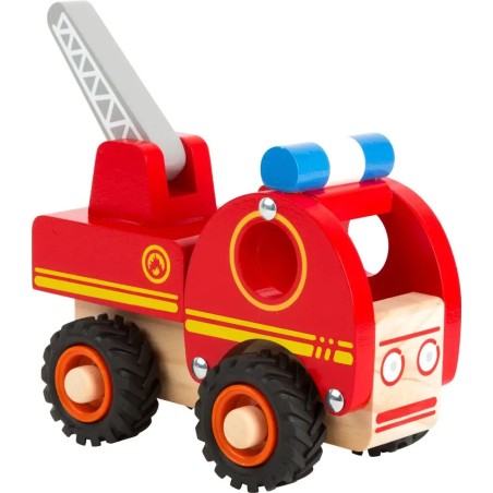 Outlet Small Foot Design drewniany wóz strażacki ruchoma drabina 18m+ OPIS