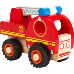 Outlet Small Foot Design drewniany wóz strażacki ruchoma drabina 18m+ OPIS