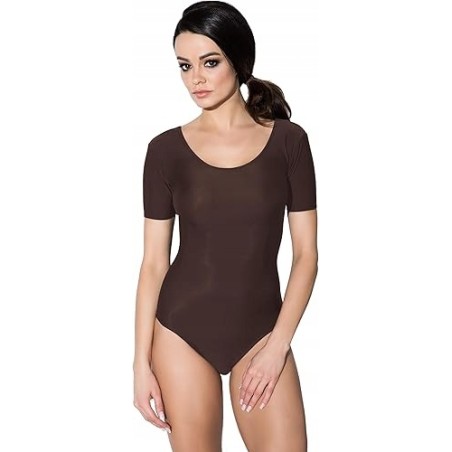 Aquarti body damskie taneczne r. L/ DE 40 brązowe balet fitness elastyczne