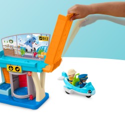 Outlet Zestaw Port Lotniczy z samolotem i 1 figurka Little People Fisher