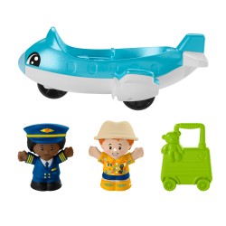 Outlet Zestaw Port Lotniczy z samolotem i 1 figurka Little People Fisher