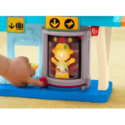 Outlet Zestaw Port Lotniczy z samolotem i 1 figurka Little People Fisher