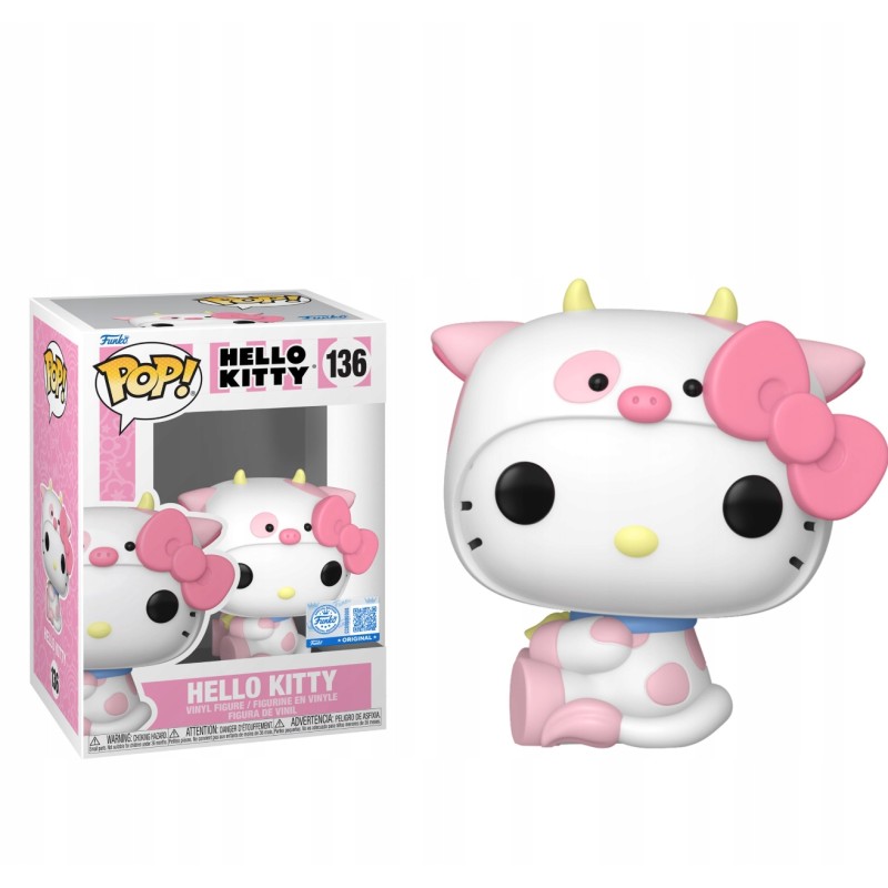Outlet Funko Pop! 136 Hello Kitty Sanrio figurka kolekcjonerska dł. 9 cm