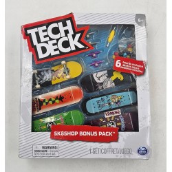Outlet Zestaw Tech Deck SK8SHOP Bonus Pack Krooked 6 sztuk + akcesoria
