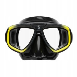 Outlet Maska do nurkowania okulary Scubapro ZOOM MASK BLK SILIC / YEL-BLK