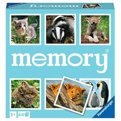 Outlet Ravensburger Memory Zwierzątka 20879 Gra Pamięciowa dla Dzieci od 3